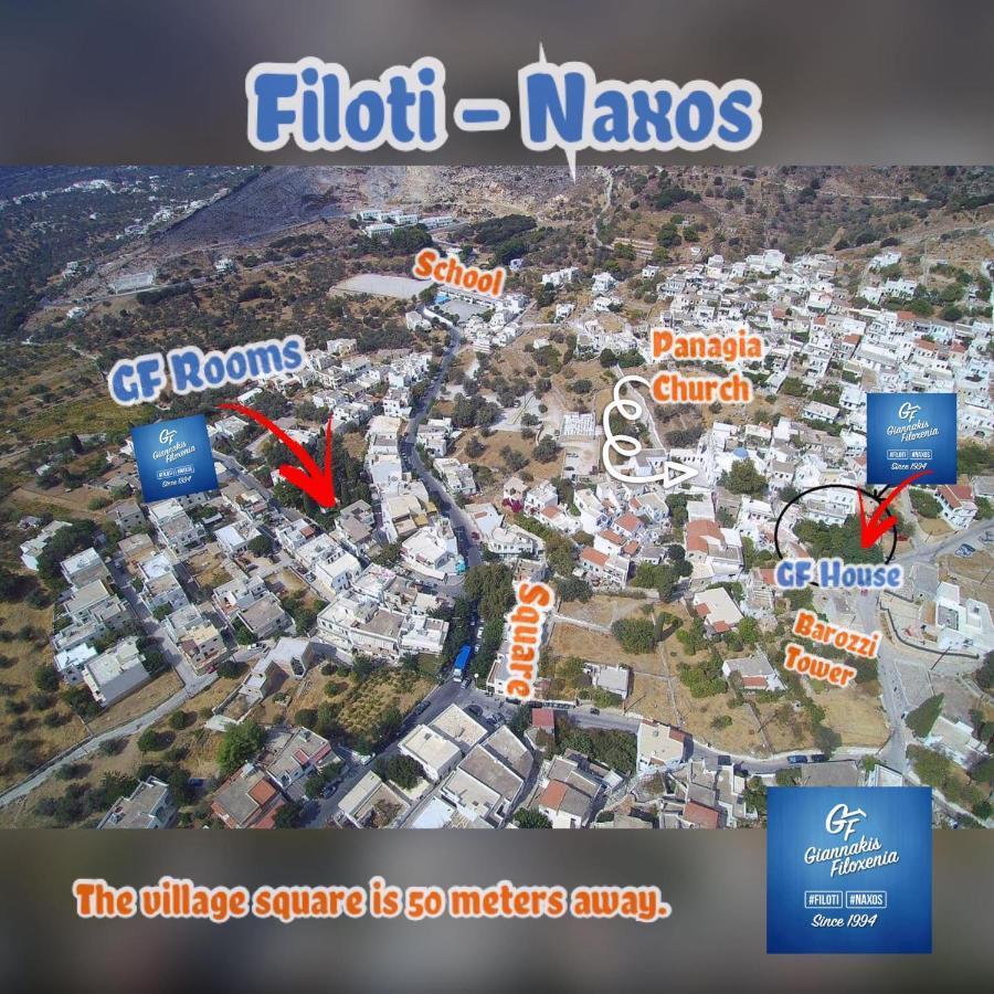Giannakis Filoxenia Aparthotel Filotion Bagian luar foto